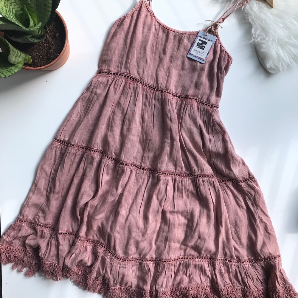 BEACH by EXIST • pink flowy dress